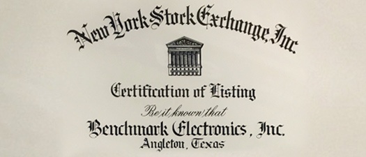 Benchmark moves to the New York Stock Exchange