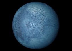 Europa, image provided by NASA